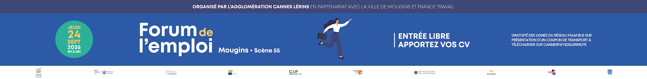 Forum de l'emploi à Mougins