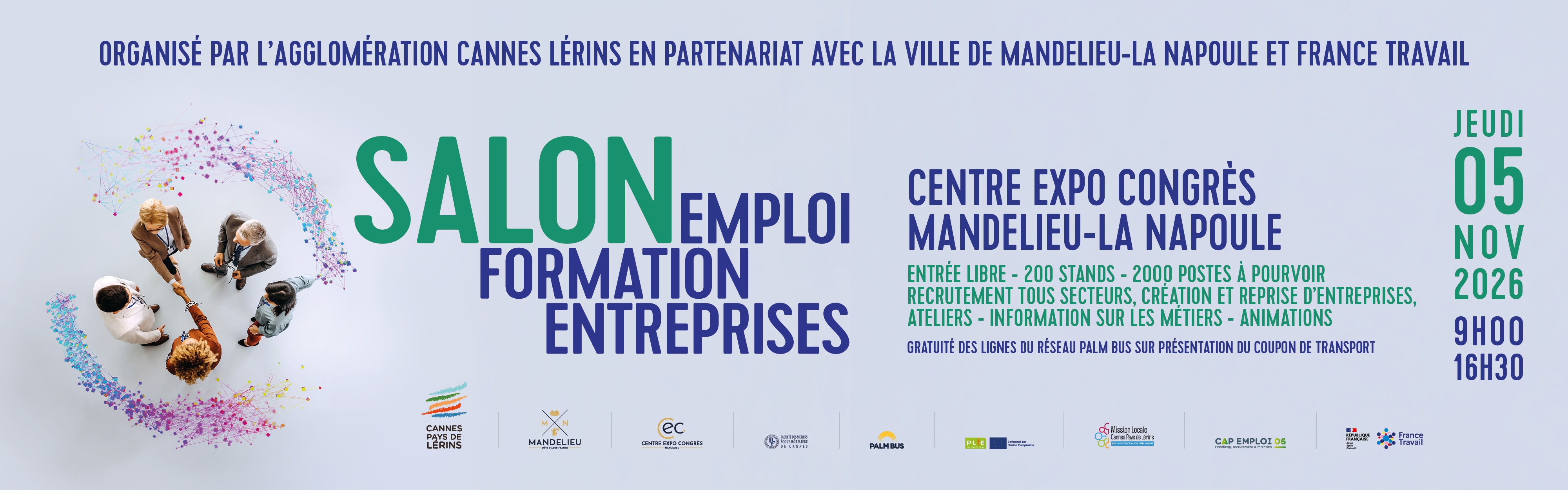 Publicité - Salon Emploi Formation Mandelieu